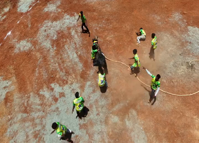 16th January 2026 : Aerial View of Jallikattu Event Traditional Tamil Bull Taming Sport Tamil Nadu India