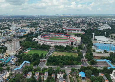Aerial View of Kalinga Stadium, Bhubaneswar, Odisha, India