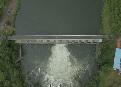 Aerial View of Kaliyasot Dam Bhopal Madhya Pradesh India