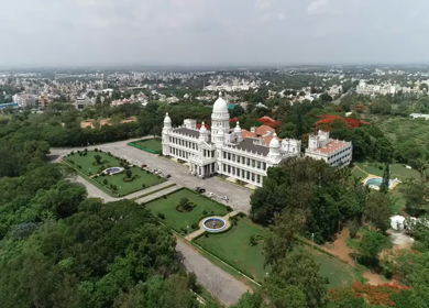 Aerial View of Lalitha Mahal Palace in Mysuru, Karnataka, India