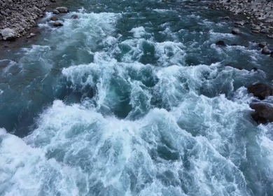 Aerial View of Lohit River Flowing Through Mountains in Kaho Arunachal Pradesh India