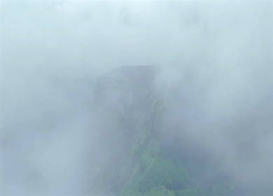 Aerial View of Matheran Misty Hill Station, Maharashtra, India