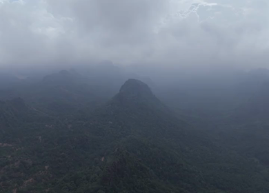 Aerial View of Pachmarhi Hills Madhya Pradesh India