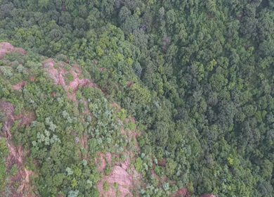 Aerial View of Pachmarhi Hills Madhya Pradesh India