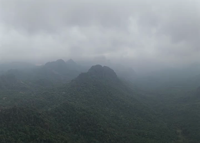 Aerial View of Pachmarhi Hills Madhya Pradesh India
