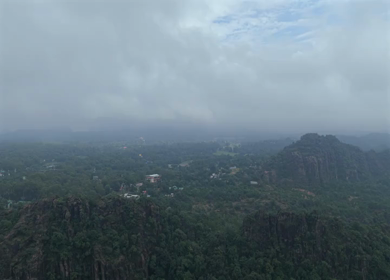 Aerial View of Pachmarhi Hills Madhya Pradesh India