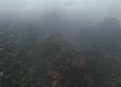 Aerial View of Pachmarhi Hills Madhya Pradesh India