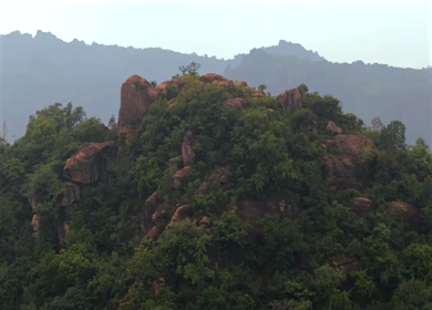 Aerial View of Pachmarhi Hills Madhya Pradesh India