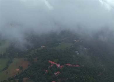 Aerial View of Pachmarhi Hills Madhya Pradesh India