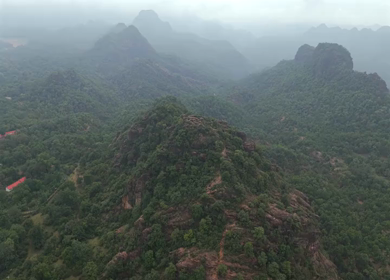 Aerial View of Pachmarhi Hills Madhya Pradesh India
