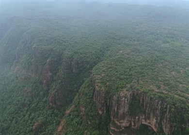 Aerial View of Pachmarhi Hills Madhya Pradesh India