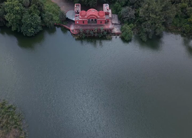 Aerial View of Ranthambore Fort and Lush Landscape Rajasthan