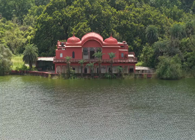 Aerial View of Ranthambore Fort and Lush Landscape Rajasthan