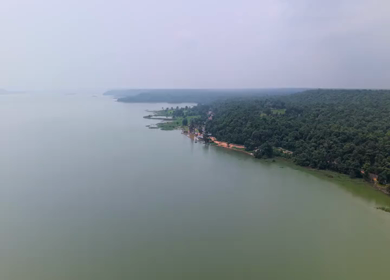 Aerial View of Rudra Temple at Onakona Dhamtari Chhattisgarh India