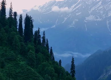 Aerial View of Solang Valley Manali Himachal Pradesh India