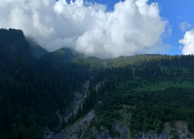 Aerial View of Solang Valley Manali Himachal Pradesh India