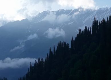 Aerial View of Solang Valley Manali Himachal Pradesh India