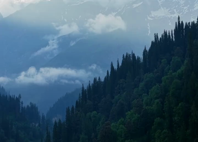 Aerial View of Solang Valley Manali Himachal Pradesh India