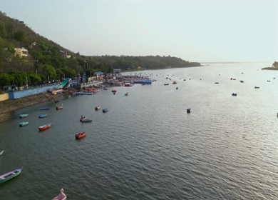Aerial View of Upper Lake in Bhopal, India