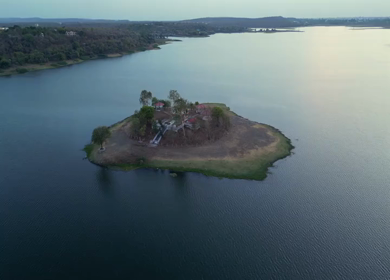 Aerial View of Upper Lake in Bhopal, India