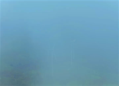 Aerial View of Windmills on Gudhe Panchgani Plateau Sangli Maharashtra India