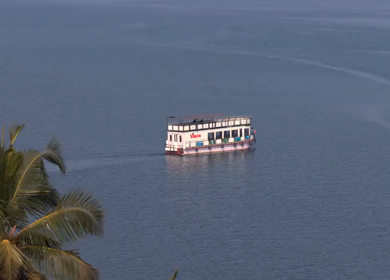 20th April 2026 : Aerial drone shot of backwaters in Honnavar Karnataka India