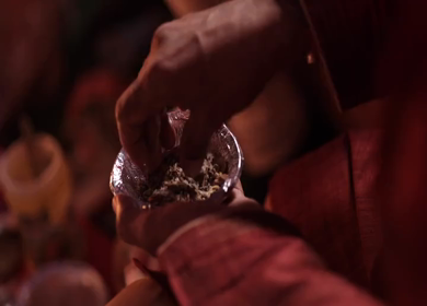Shot of an Indian Bride and Indian Groom doing Puja,traditions at their Indian wedding in New Delhi, India