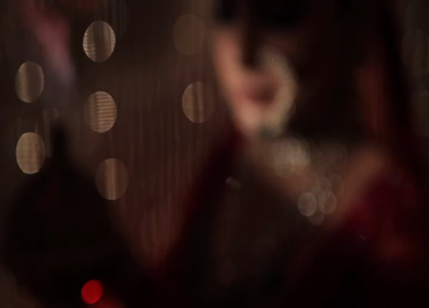 A Slow motion Shot of an Indian Bride showing her Bridal Jewellery at her Indian Wedding in India