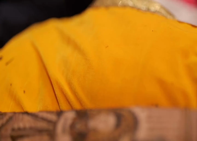 A Shot of Indian Bride showing Mehndi in her Hands at her Indian Wedding in New Delhi, India
