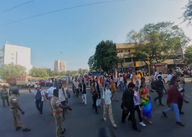 Chennai, India - June 28, 2026 : A shot of LGBTQIA+ Community March Rainbow Pride in Chennai India