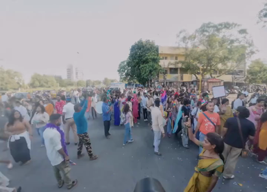 Chennai, India - June 28, 2026 : A shot of LGBTQIA+ Community March Rainbow Pride in Chennai India
