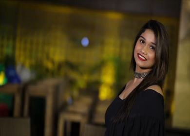 Shot of a beautiful Indian girl posing and smiling in the camera for her pre-wedding shoot in New Delhi, India