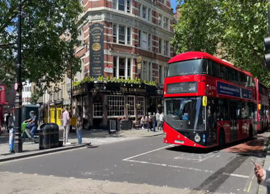 19th June 2024 : A Shot of Busy street scene with pedestrians in central London