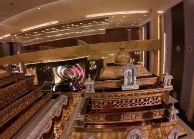 05th April 2026 : FPV Drone Shot of Luxury Indian Wedding Venue Decoration Indoors