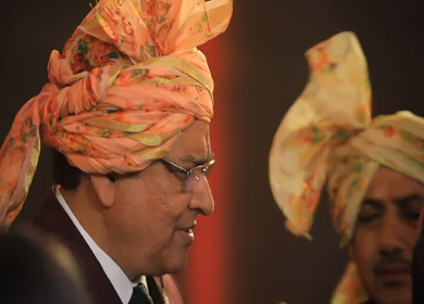 New Delhi,NCR,India-9th February,2019: Shot of two Indian men having a fun discussion at an Indian wedding in New Delhi,India