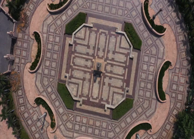 29th September 2020 : An aerial shot of Dr Ambedkar Statue at Noida Film City at Noida,NCR,India