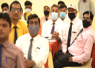 15th October 2021: Employees attending their Office Awards function at New Delhi,India