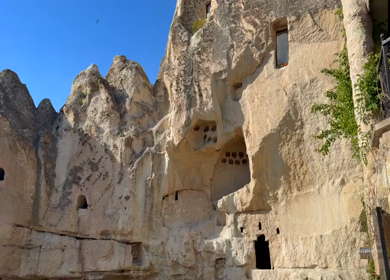 Panoramic View of Goreme Town in Cappadocia Turkey