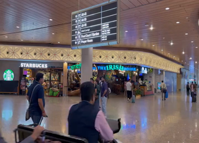 05th Jan 2026 : A shot of Passengers Walking at Chhatrapati Shivaji Maharaj International Airport, Terminal 2, Mumbai,India