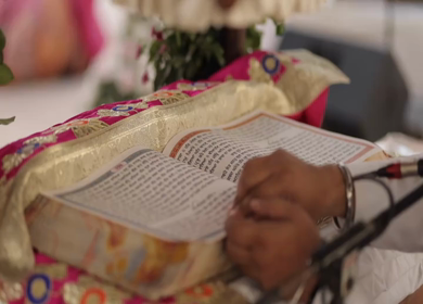 5th January 2025 : A Slow Motion Shot of an Indian Wedding where rituals are being performed in India