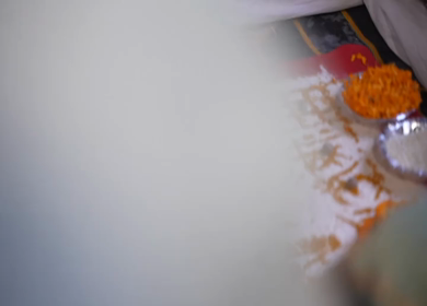 A Slow Motion Shot of an Indian Wedding where rituals are being performed in India