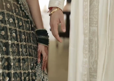 A Slow Motion Shot of an Indian Wedding where rituals are being performed in India