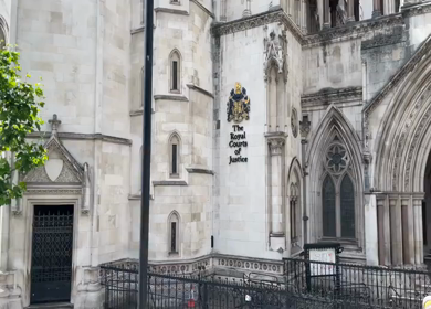 15th June 2024 : Royal Courts of Justice building in London England