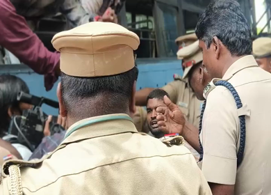 14th May 2026 : SFI Students Detained by Police During Protest Against NEET Examination in Chennai Tamil Nadu India
