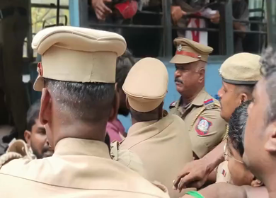 14th May 2026 : SFI Students Detained by Police During Protest Against NEET Examination in Chennai Tamil Nadu India