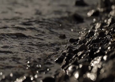 A shot of waves of water lakes in Leh, Ladakh