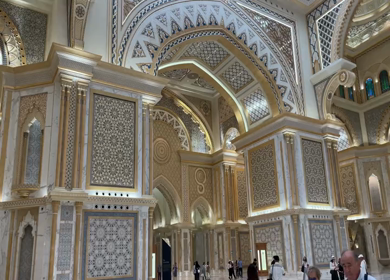 30 March 2023 : Shot of Qasr Al Watan, Presidential Palace of the United Arab Emirates,Abu Dhabi 