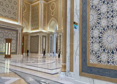 30 March 2023 : Shot of Qasr Al Watan, Presidential Palace of the United Arab Emirates,Abu Dhabi 