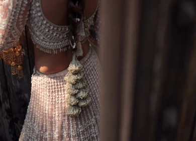 Shot of a beautiful Indian Bride posing for her wedding shoot in India