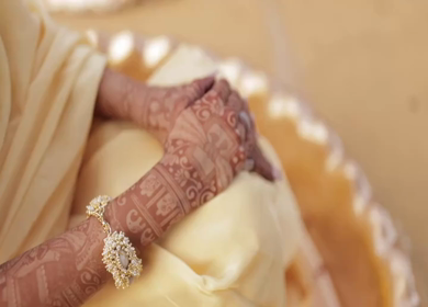 Shot of a beautiful Indian Bride posing for her wedding shoot in India